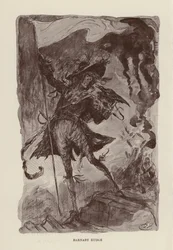 Illustration für Barnaby Rudge von Charles Dickens