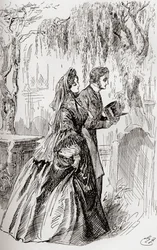 Estella und Pip. „Ich sah keinen Schatten eines weiteren Abschieds von ihr.“