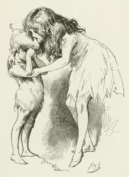 Illustration für Sylvie und Bruno von Lewis Carroll