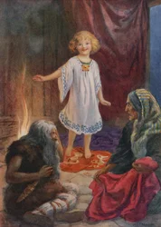 Aslaug, Aki und Grima, aus "Ragnar Lodbrog"