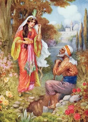 Die Prinzessin und die Perlen, Illustration aus 