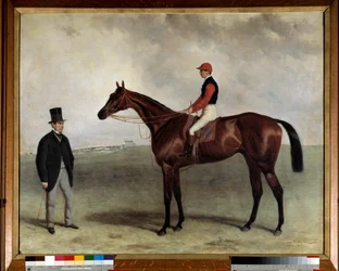 Das Rennpferd Gladiator im Jahr 1865