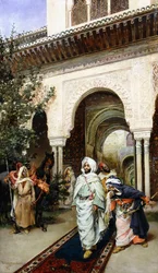 Verlassen der Alhambra, 1887