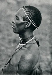 Ein Hima aus Mpororo, Äquatorialafrika, westlich des Victoria Nyanza, 1912