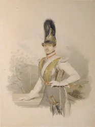 Porträt von Graf Valentin Grigorjewitsch Stroganow 1801-1833, vor 1832