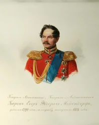 Porträt von General Yegor Fyodorovich Meiendorf aus dem Album der Kaiserlichen Garde