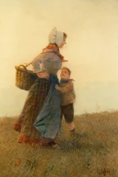 Frau und Kind