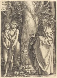 Adam und Eva verstecken sich, 1540