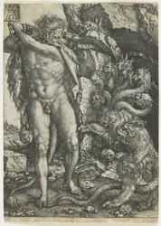 Herkules zerstört die lernäische Hydra, 1550