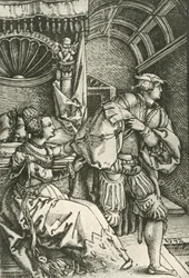 Joseph flieht vor Potiphars Frau, ca. 1532, 1908