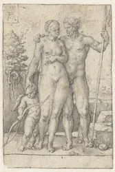 Paris, Oenone und Cupido