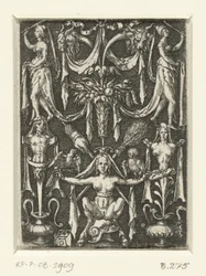 Flächendekoration mit Grotesken