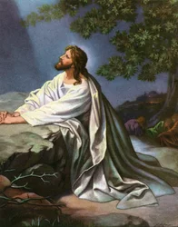 Christus im Garten Gethsemane von Heinrich Hofmann