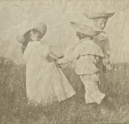 Walther, Edeltrude und Hans Kühn, ca. 1905