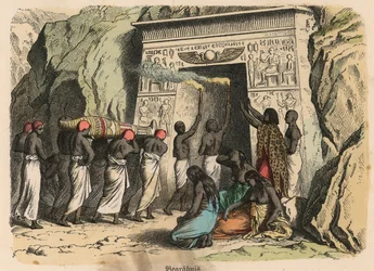 Altes Ägypten: Ritual der Beerdigungszeremonie