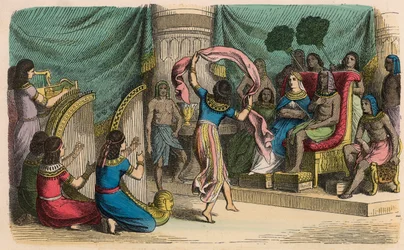 Altes Ägypten: Musik und Tanz vor dem König