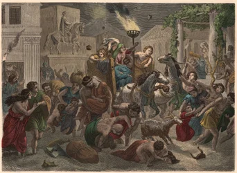 Antikes Rom: Ausbruch des Vesuvs, 79 n. Chr.