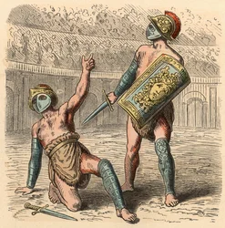 Antikes Rom: Gladiatorenkämpfe im Amphitheater