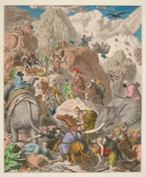 Bilder der Antike - XIII - die Karthager: Hannibal überquert die Alpen