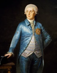 Porträt von Christian VII von Dänemark