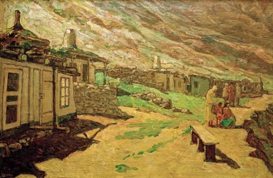 Altes Dorf im Kaukasus, 1940