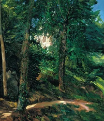 Schlossgelände in Lichtenberg im Odenwald