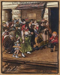 Kartoffelschlange, 1916.