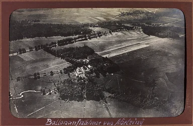 Erster Weltkrieg: die Ukraine in den Jahren 1914-1916 während der Invasion der deutschen Armee. Luftaufnahme