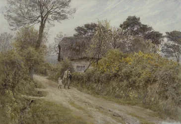 Ein Cottage auf der Isle of Wight