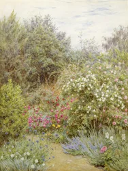 Rosen im Garten von Gertrude Jekyll, Surrey