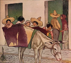 Eine Pause - Der Esel des Brotmännchens, 1912