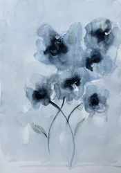 Zarte blaue Blüten