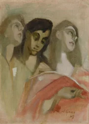 Engelfragment, nach El Greco
