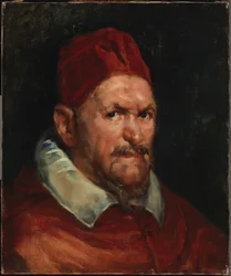 Porträt von Papst Innozenz X., Kopie nach Velázquez