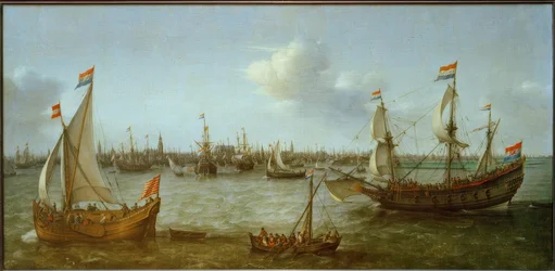 Ansicht des Ij bei Amsterdam