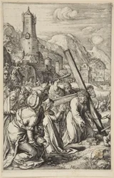 Christus trägt das Kreuz