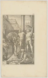 Geißelung Christi, Blatt 6 der Folge "Die Passion"