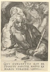 Jakobus der Ältere, Blatt 3 der Folge "Christus, die zwölf Apostel und Paulus"