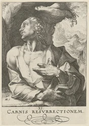 Judas Thaddäus, Blatt 12 der Folge "Christus, die zwölf Apostel und Paulus"