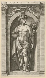 Merkur, Blatt 8 der Folge "Acht antike Gottheiten"