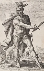Mucius Scaevola (Römische Helden, Blatt 3)