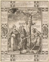 Satisfactio Christi, Blatt 3 der Folge „Allegorien des christlichen Glaubens“