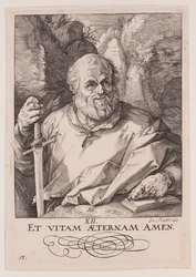St. Matthias, aus Christus, die Apostel und St. Paulus mit dem Glaubensbekenntnis