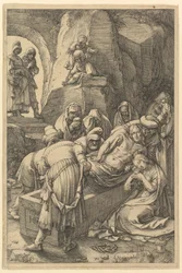 Die Grablegung, aus „Die Passion Christi“