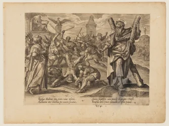Das Martyrium des Heiligen Andreas, aus Das Martyrium Christi und der Apostel