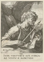 Thomas, Blatt 8 der Folge „Christus, die zwölf Apostel und Paulus“