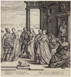 Venezianische Hochzeit [rechte Blatthälfte]