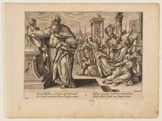 Das Martyrium des Heiligen Matthäus, aus Das Martyrium Christi und der Apostel