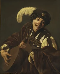 Junge spielt die Laute, 1620er Jahre