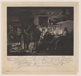 Jupiter und Merkur im Haus von Philemon und Baucis